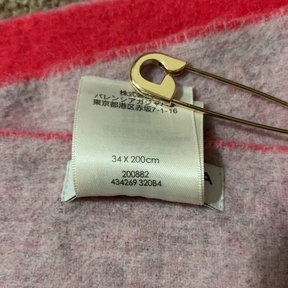 Balenciaga Cashmere Scarf - Picture 4 of 8